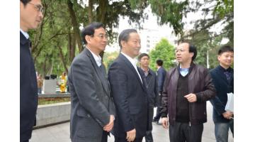 广西壮族自治区党委书记彭清华视察pg电子游戏项目